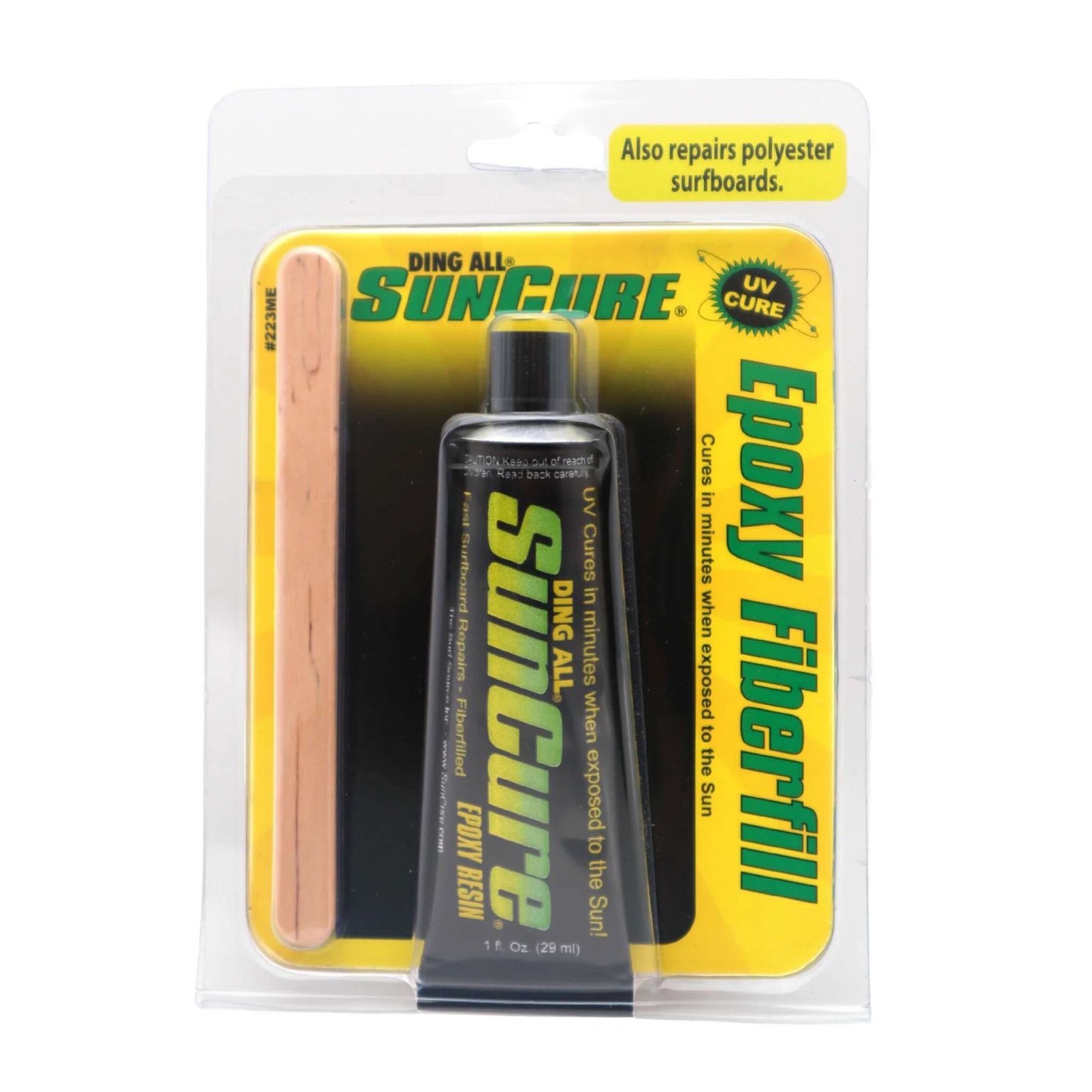 Ding All Repair Kit Sun Cure Epoxy FiberFill 1oz